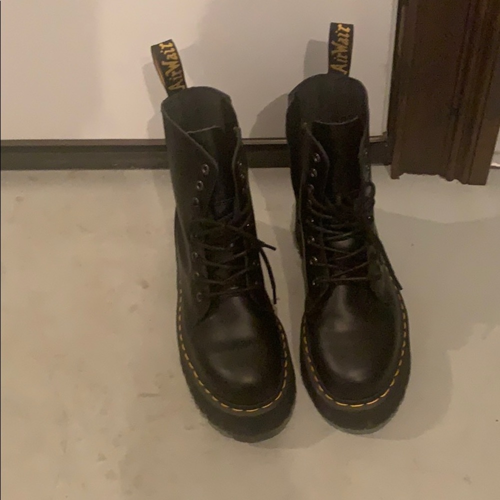 Doc Marten 2 inch platform combat boots
